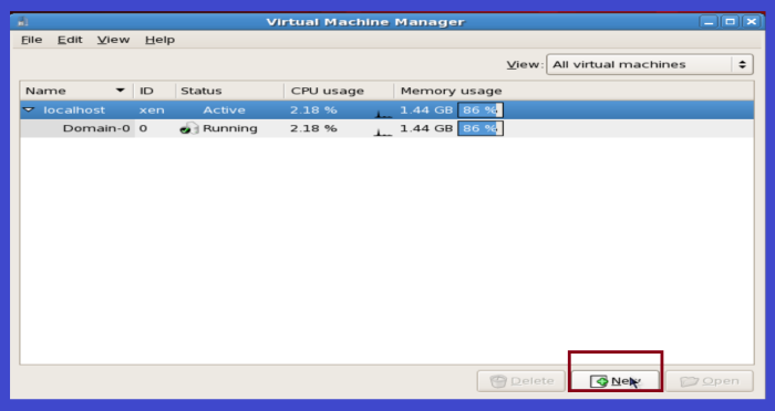 virtual machine manager n linux