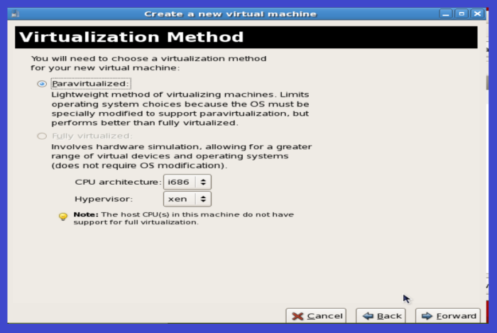 virtualization in linux